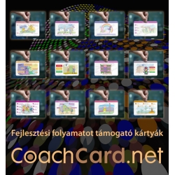 Cards supporting the development process 12 types, from each 8-8 pieces (96 cards)