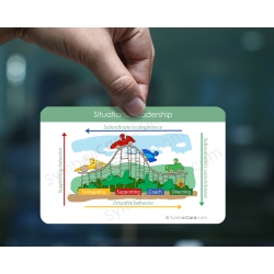 Situational leadership coach card (8 pieces)