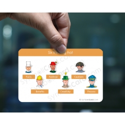 Six thinking hats coach card (8 pieces)