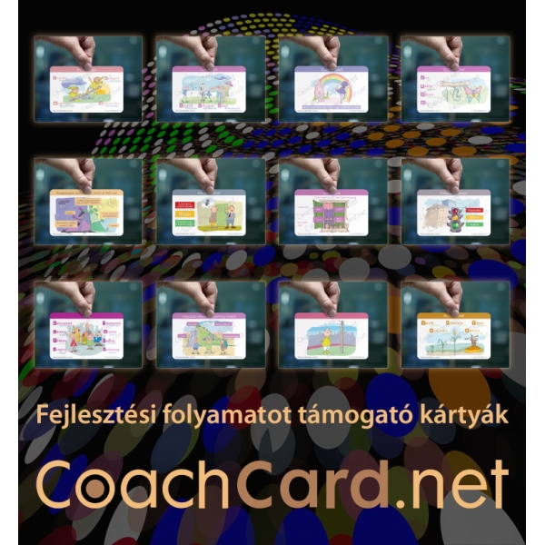 Cards supporting the development process 12 types, from each 8-8 pieces (96 cards)
