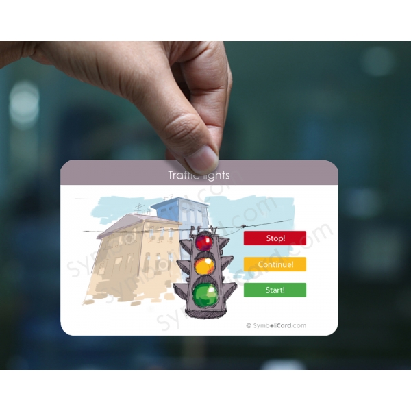 Traffic light coach card (8 pieces)